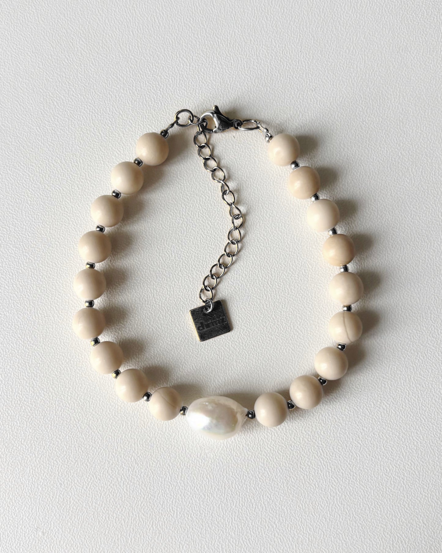 Bracelet de perles Eden - beige