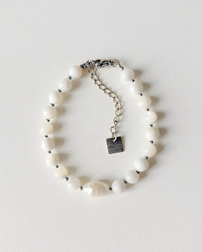 Bracelet de perles Eden - blanc