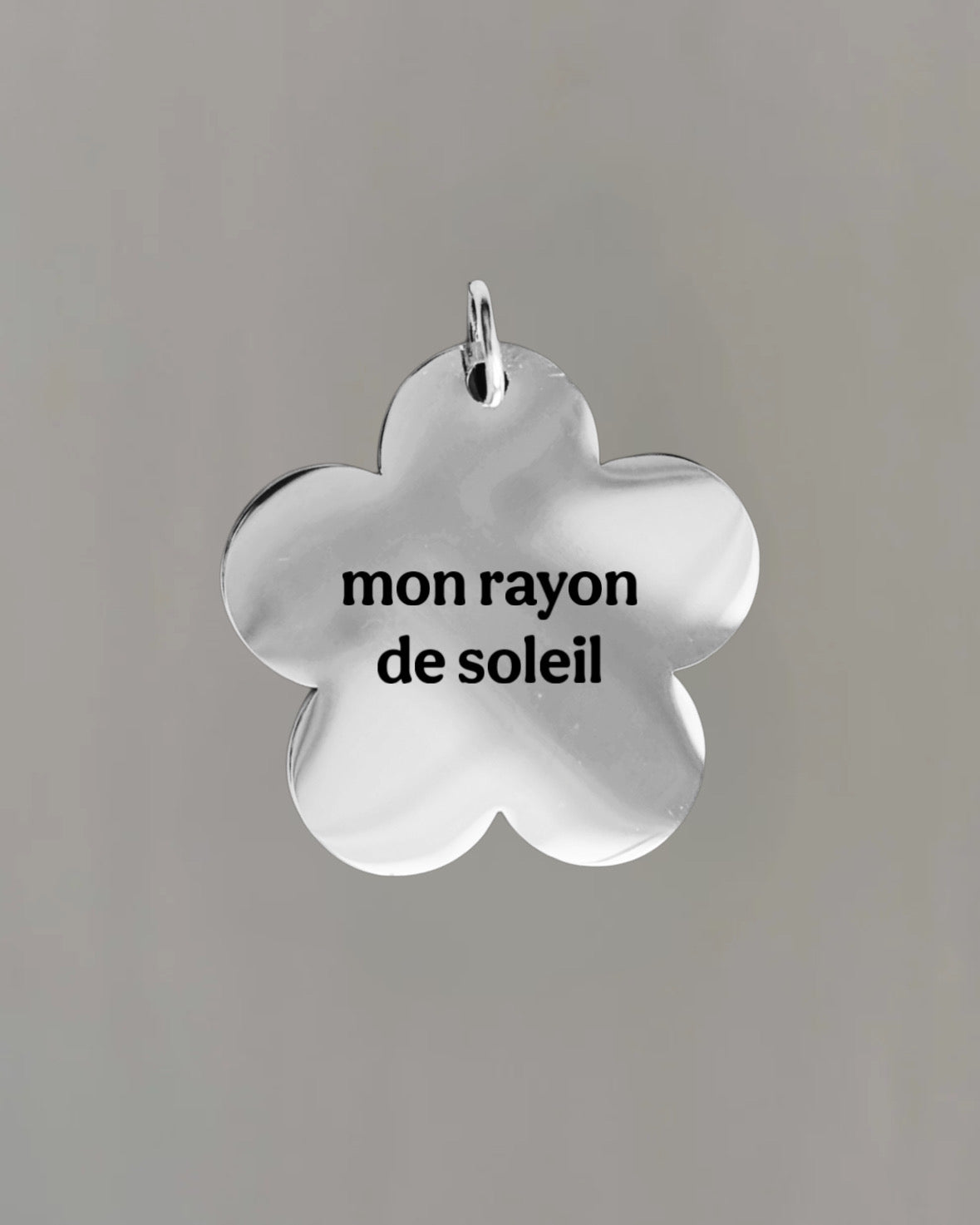 Fleur - gravure personnalisée