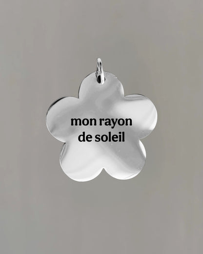 Fleur - gravure personnalisée